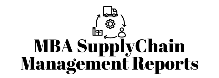 MBA Supplychain management reports